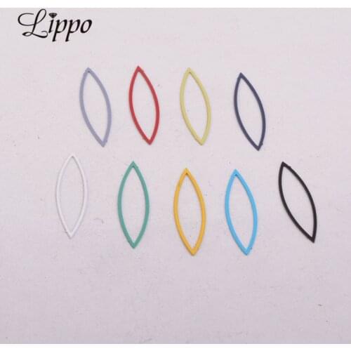 100pcs AC7979 7*24mm Filigree Oval Charms