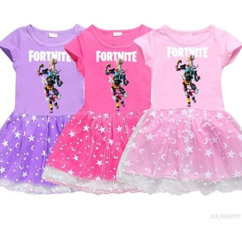 Fortnites Costume Dresses For Girls dress Children Wedding Tutu Dress Ball Grown Party Princess