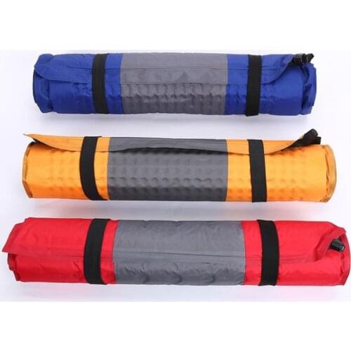 Cotton Outdoor Camping self-inflating mattress with a snap Portable Beach Mat Self-Inflating Moistureproof Picnic Mattres