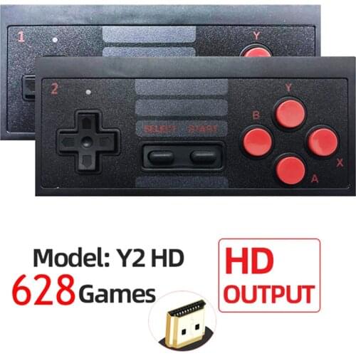 DATA FROG 4K HDMI Video Game Console Built in 628 Classic Games Mini Retro Console Wireless Controller HDMI Output Dual Players