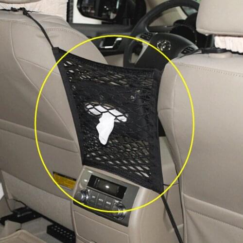 Car-Styling Trunk Seat Storage Net Pocket Bag For LADA Vesta Granta 1300 Niva Samara Signet Priora Kalina Safarl largus vaz