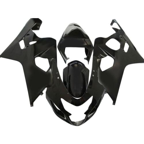 Motorcycle fairing kit for SUZUKI GSXR 600 750 2004 2005, Shiny Black Fairings GSXR600 GSXR750 04 05 PL201