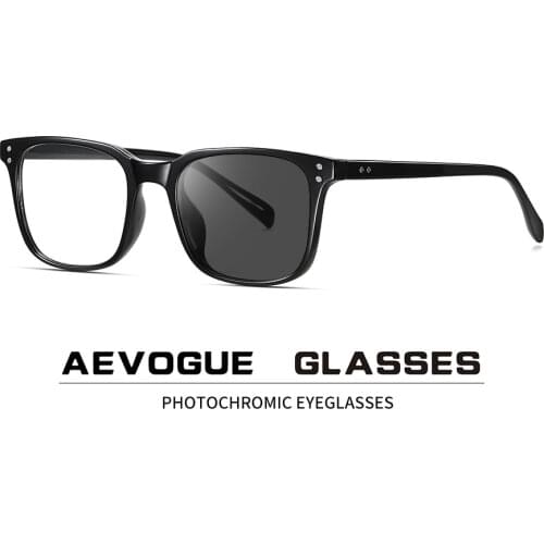 AEVOGUE Man Anti-Blue Light Glasses Woman Photochromic Glasses Optical Frame Computer Eyeglasses Prescription Glasses AE0897
