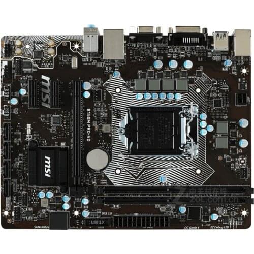 MSI B150M PRO-VD original motherboard for intel LGA 1151 DDR4 USB2.0 USB3.1 32GB 14NM CPU B150 used desktop motherboard pc
