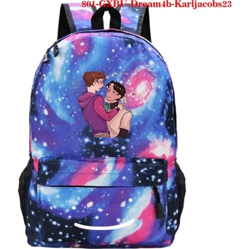 Karljacobs Print Backpack for Women Large Capacity Dream Team Schoolbags for Teenage Travel Laptop Mochilas Kawaii Women Plecak