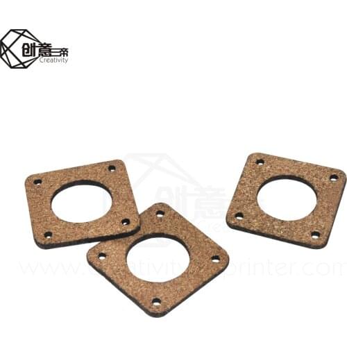 5PCS Nema 17 Stepper Damper Nema17 Stepper Motor Damper Cork Gasket Reprap Isolator 42 Motor Absorber For 3D Printer Motor