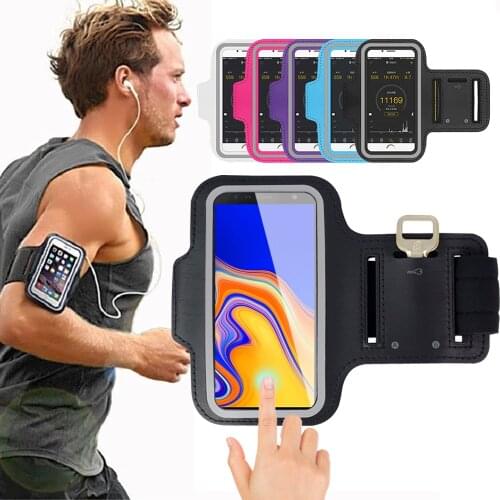 Sports Running Phone Bag for Samsung J8 J7 2018 J5 J3 2017 J4 J2 Core 2020 J4+ J6+ Samsung Galaxy J7 Prime 2018 Hand ArmBand