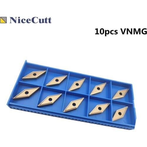 VNMG1604 Carbide Turning Insert For 10pcs Tungsten CNC Machine Steel Milling Lathe Tools Holder Blade инструменты Nicecutt