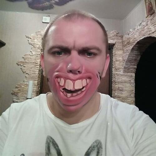 Creative Cosplay Clown Mask Kids Adult Horrible Fools Day Scary Mask Halloween Half Masks For Woman Man Ineteresting Toys