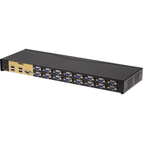 Usb vga kvm switch 16 in 1 out vga switcher Adapter Connect Printer Keyboard Mouse 16 Computer Use 1 Monitor witch 16 pcs cable