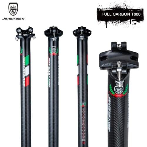 JIMAITEAM Bicycle Seatpost Mountain Bike Seatpost Road Bike Seatpost Carbon Fiber Seatpost Bicycle Accessories