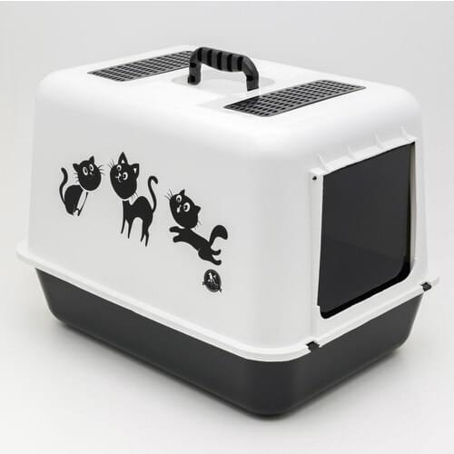 Petimister Cat Indoor Toilet Container 54,5x39,5x39 cm