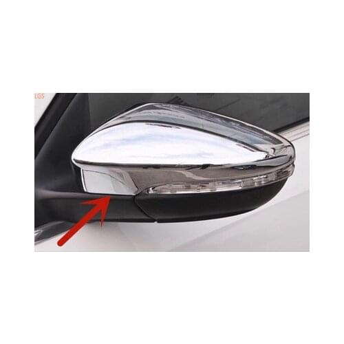 For Skoda Octavia 2014-2017 High-quality ABS Chrome rearview mirror decoration cover anti-rub protection car accessories