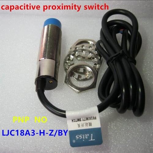 1pc High Quality LJC18A3-H-Z/BY 1-10mm distance measuring Capacitance Proximity Sensor Switch PNP NO DC 6-36V 300mA M18 3-wire