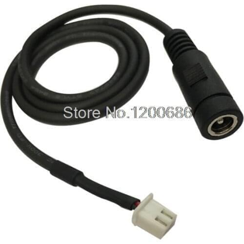 100CM 1M 18AWG XH2.54 connector to dc jack 5.5/2.1 female connector 5.5 2.1 DC SM2.54 DC Socket Wiring Harnesses