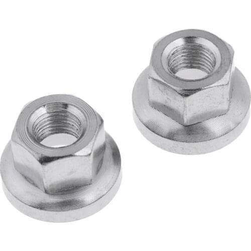 2pack 9mm Stainless Steel Bike Cycling Bicycle Wheel Axle Hub Nut Accessories