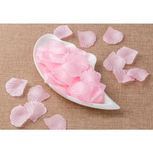 500Pcs/lot Silk Rose Petals Leaves Artificial Flowers Petals Wedding Decoration Party Decor Festival Table Decor