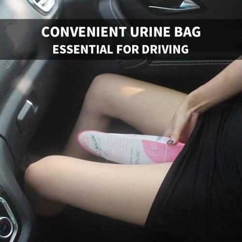 Car emergency urine bag portable unisex adult urine collection bag for travel car