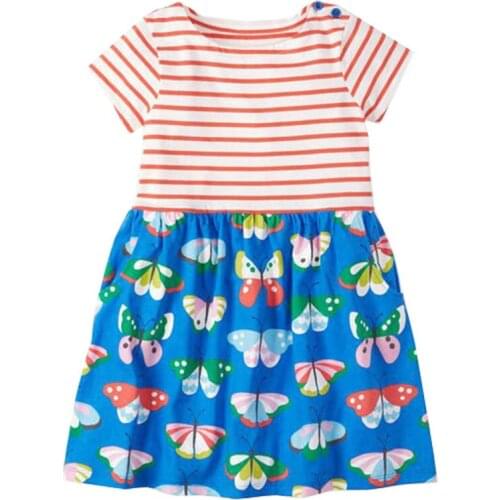 Bambino New Year 2021 Summer Dress 2-7 Years Baby Girl Dress Childrens Clothing Costumes for Kids Girls Fancy Dress of Child