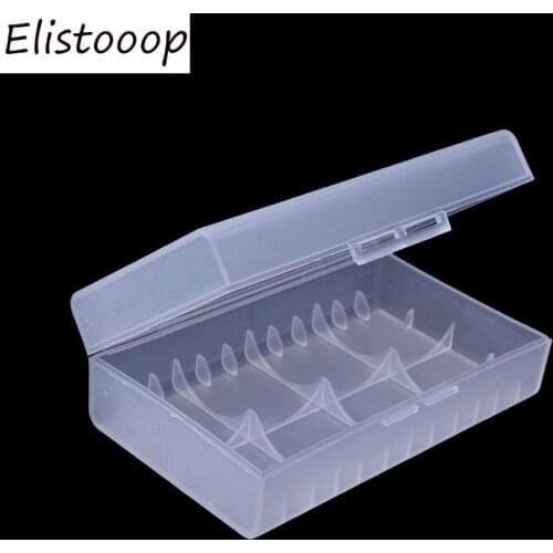 Elistooop 18650 CR123A 16340 Battery Case Holder Box StorageWaterproof Batteries Protector Cover