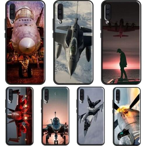 Aircraft Plane Case For Samsung A52 A12 A32 A72 A21S A20e A21S A31 A51 A71 A10 A02S A50 A70 Back Cover