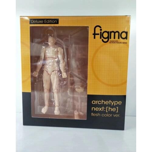 Figma complexion body 2.0 male female skin tone gray luxury version movable boxed figure