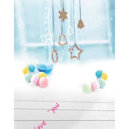 5x7ft Campanula Love You Photography Backdrops Photo Props Studio Background