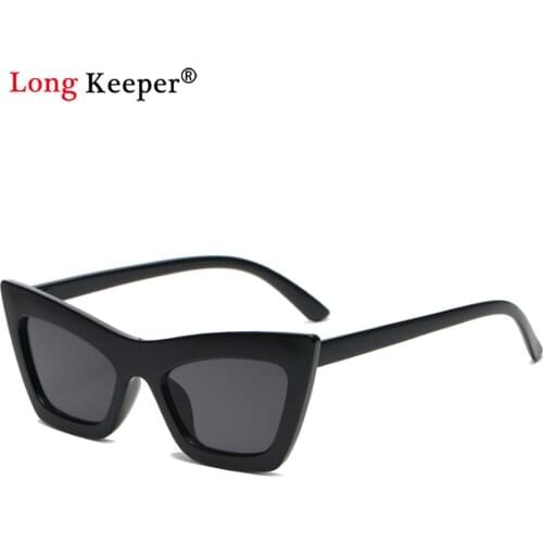 Ins Popular Square Cat Eye Sunglasses Women Retro Oversized Leopard Shades Sun Glasses 90s Vintage Lunette De Soleil Femme UV400