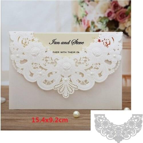 Curved Lace Border Craft Metal Cutting Dies Scrapbooking Album DIY Paper Wedding Card Craft Embossing Die 2020