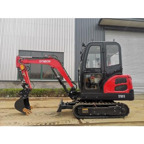 Chinese Crawler Bucket Excavator 1.8Ton Digger SYNBON Construction Machine