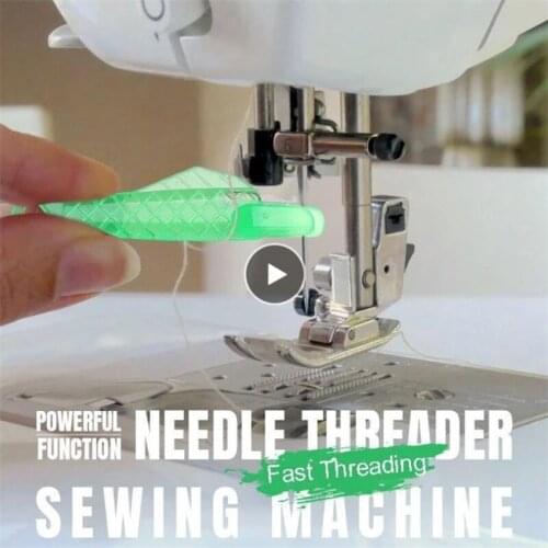 Fish Type Needle Threader Sewing Machine Needle Threader Needle Changer Stitch Insertion Tool Quick Threader Sewing Accessories