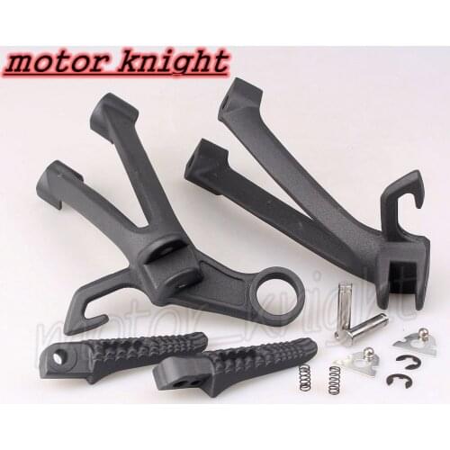 Motorcycle Rear Passenger Foot Pegs Footrest Bracket For Suzuki GSXR 600 750 2008 2009 2010