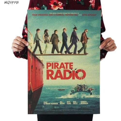 Movie The Boat That Rocked Kraft Paper Poster Home Room Wall Decoration Painting 50.5x35cm