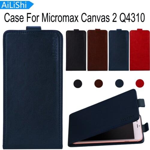 AiLiShi Factory Direct! Case For Micromax Canvas 2 Q4310 Flip PU Leather Case Exclusive 100% Special Phone Cover Skin+Tracking
