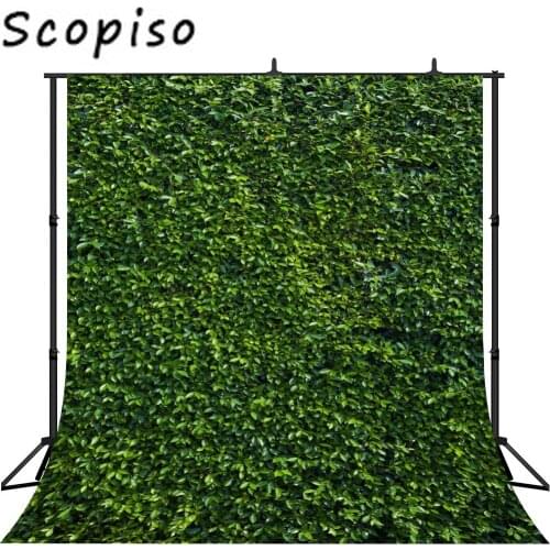 Scopiso Photography Backdrop Leaves Wall Green Nature Baby Shower Children Wedding Party Background Photo Studio Photocall