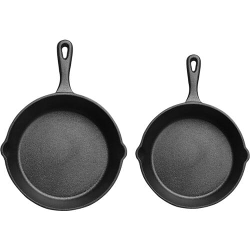 16cm Cast Iron Frying Pan Non-Stick Breakfast Eggs Pancake Steak Grill Pan 14cm For Kitchen Cooking Skillet Omelet Cookware Wok