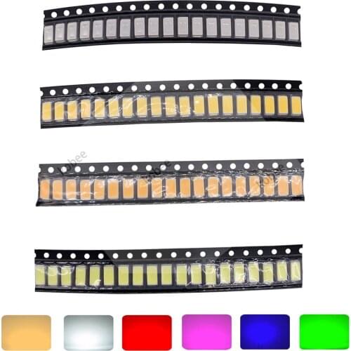 SMD 5730 / 5630 diodes LEDs Warm White Blue Red Green Yellow Pink UV Light Chip Beads For LED Strip Spotlight Bulb Diode Lamp