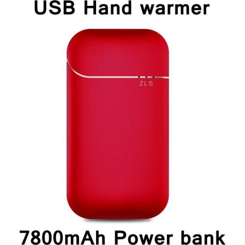 USB hand warmer 7800mAh power bank Dual function backup battery Phone charger 4 colors