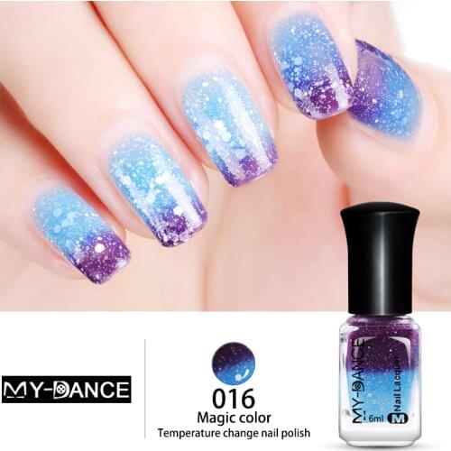 High Quality Water-based Temperature Colour Changing Nail Polish Non-toxic Thermal Fashion Manicure