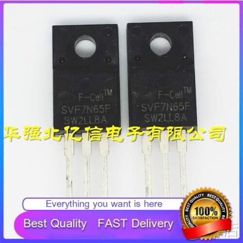 10Pcs/Lot New Original SVF7N65F 7A650V 7N65 Field Effect Tube Good Quality
