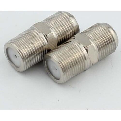 10pcs F-Type Female to Female TV Cable Connector/Joint/ Adapter F81 Coax Joiner