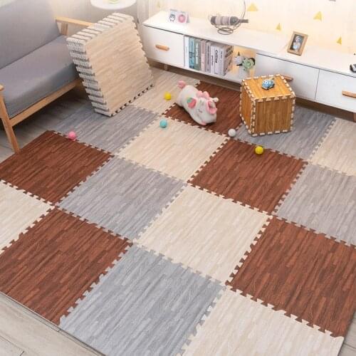 4/6/9 pcs Splice Childrens Carpets 30cm Square Puzzle Carpet 1.2cm Thickening Waterproof Floor Mats