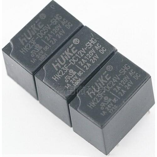 5PCS/Lot Relay HK23F-DC5V DC12V DC24V-SHG 2A 6PIN 0.2W