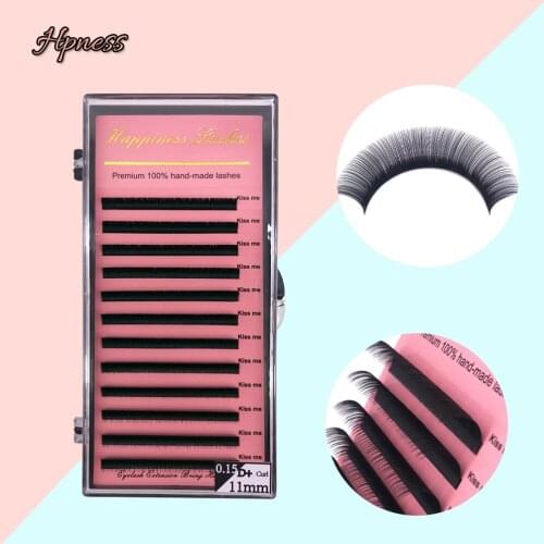 7-15mm Individual Mink Silk Eyelash Extension Mix Eye Lashes Box Natural Soft Classic Lashes Extension 100% Handmade