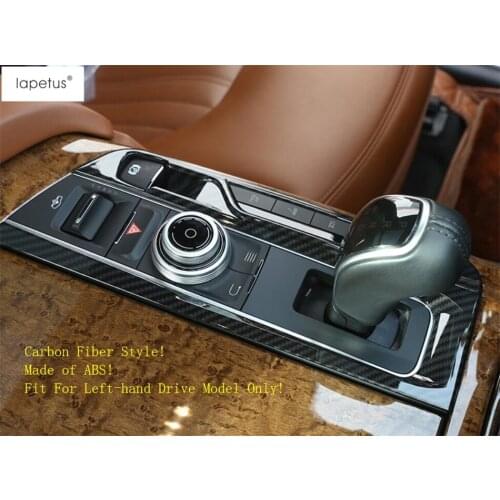 Lapetus Accessories Fit For Maserati Levante 2016 - 2020 Center Control Stalls Gear Shift Transmission Molding Cover Kit Trim