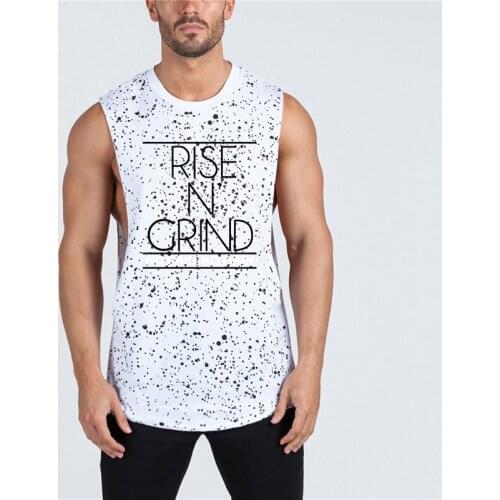 Muscleguys Brand Fashion Clothing Fitness Drop Armhole Tank Top Men Gym Bodybuilding Singlets Sleeveless Shirt Workout Vest