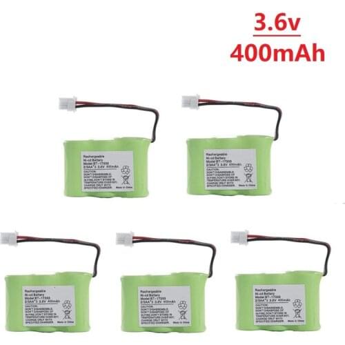 BT-17333 3.6V 400mAh 2/3 AA Ni-CD Battery Home Cell Phone Battery For Vtech BT17333 BT-163345 BT27333 3.6v Rechargeable Battery