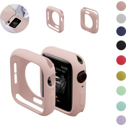 Watch Cover Case For Apple Watch 5/4/3/2/1 40mm 44mm Scratch Pinkycolor Colorful Soft Case For iWatch Series 3 2 42mm 38mm Shell
