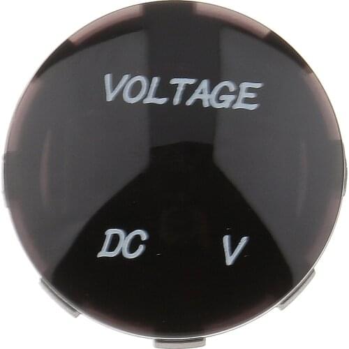 12 24V Blue LED Digital Voltage Meter Voltage Voltmeter Car Truck Motorcycle