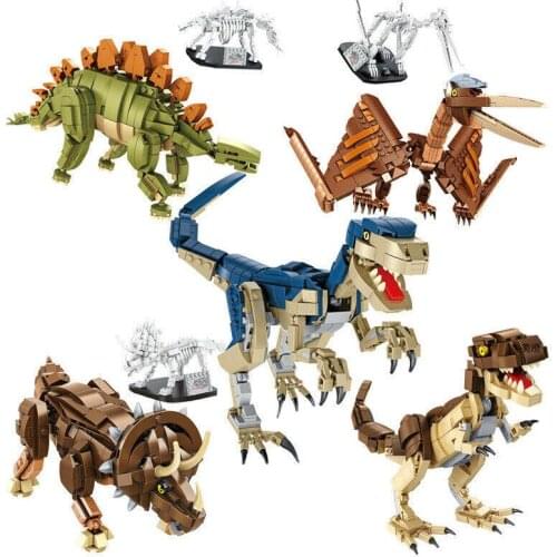 Panlos Bricks Kids Building Toys Blocks Boys GIFT Puzzle Dinosaurs & Fossils 612002 612003 612004 612005 612006 612007 no box